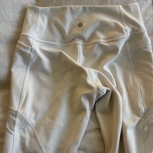 Lululemon white leggings